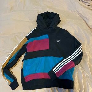 Men’s Adidas color block hoodie